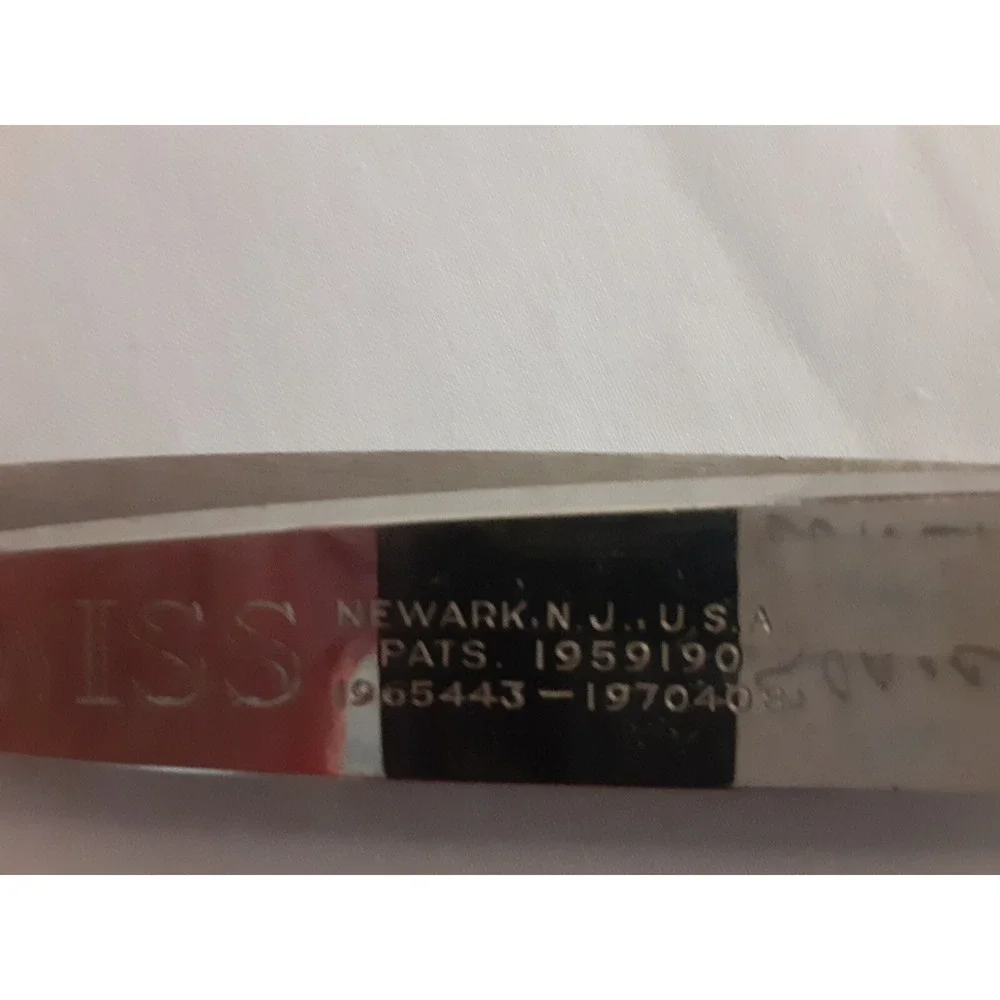 VINTAGE 1940's WISS PINKING SHEARS SCISSORS MODEL C - Original Box Full Nickel